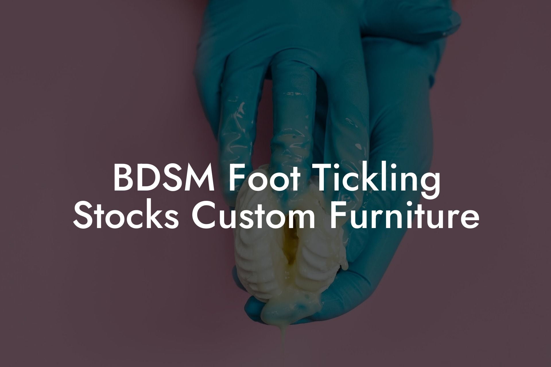 BDSM Foot Tickling Stocks Custom Furniture