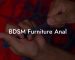 BDSM Furniture Anal
