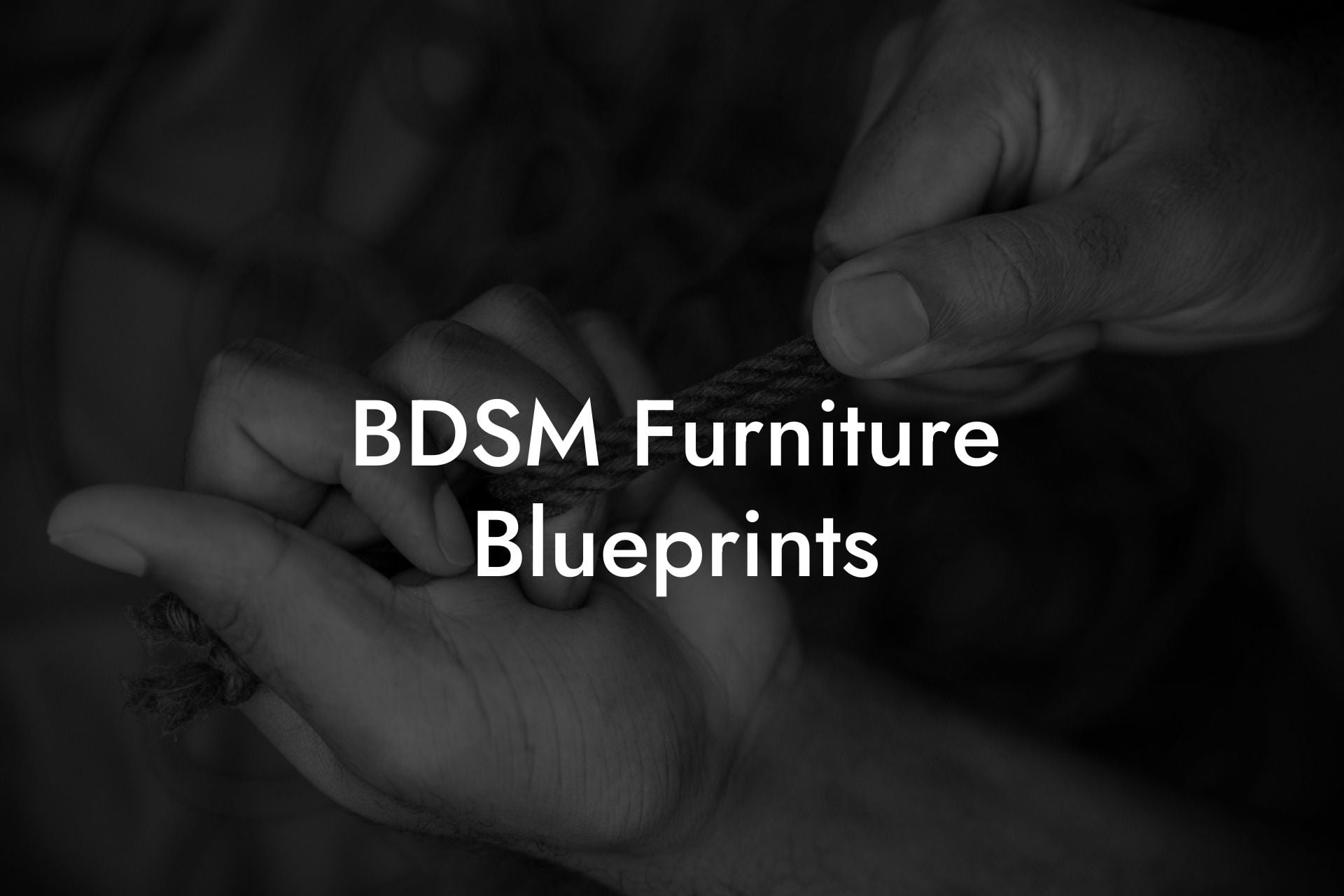 BDSM Furniture Blueprints