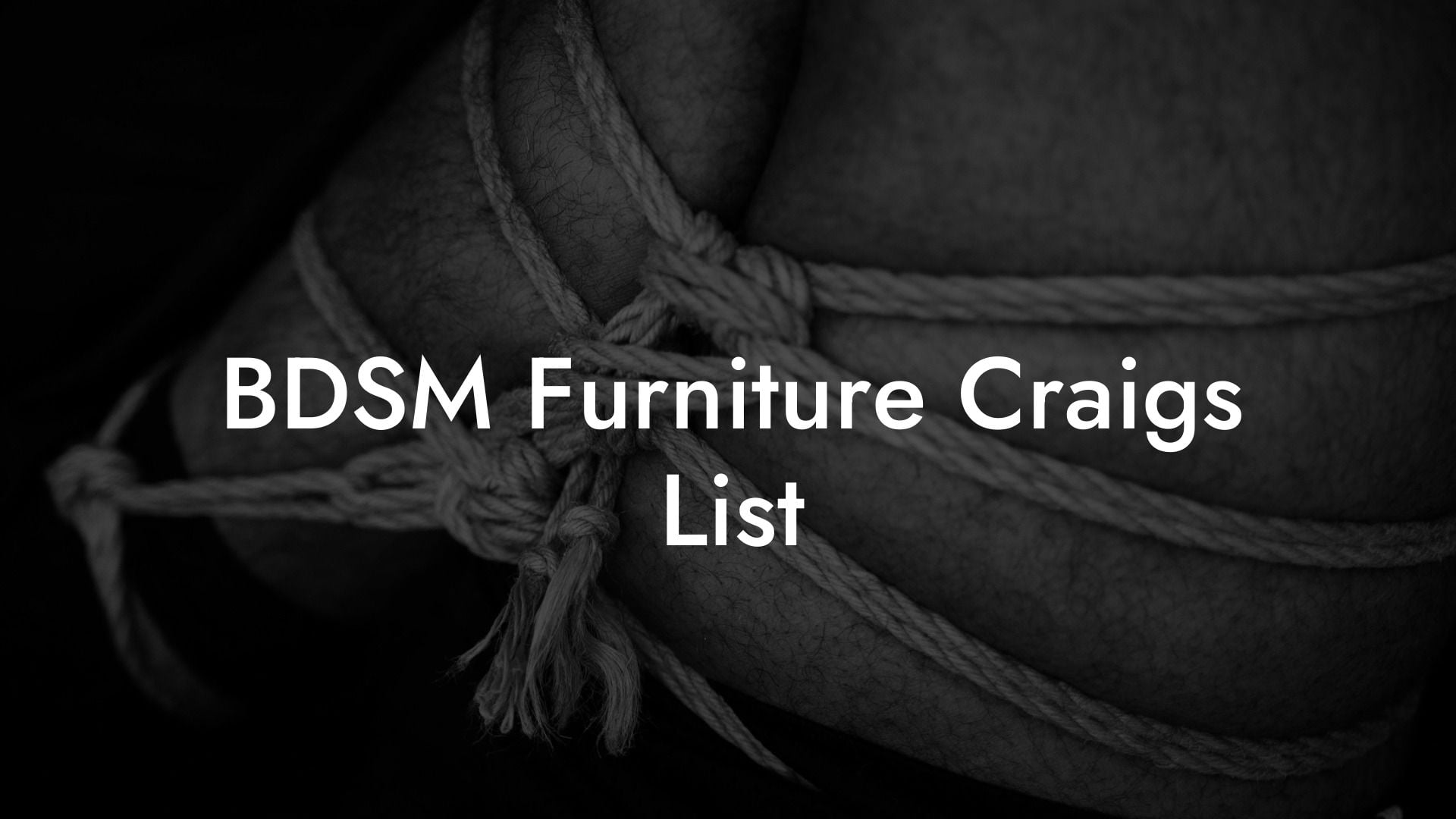 BDSM Furniture Craigs List