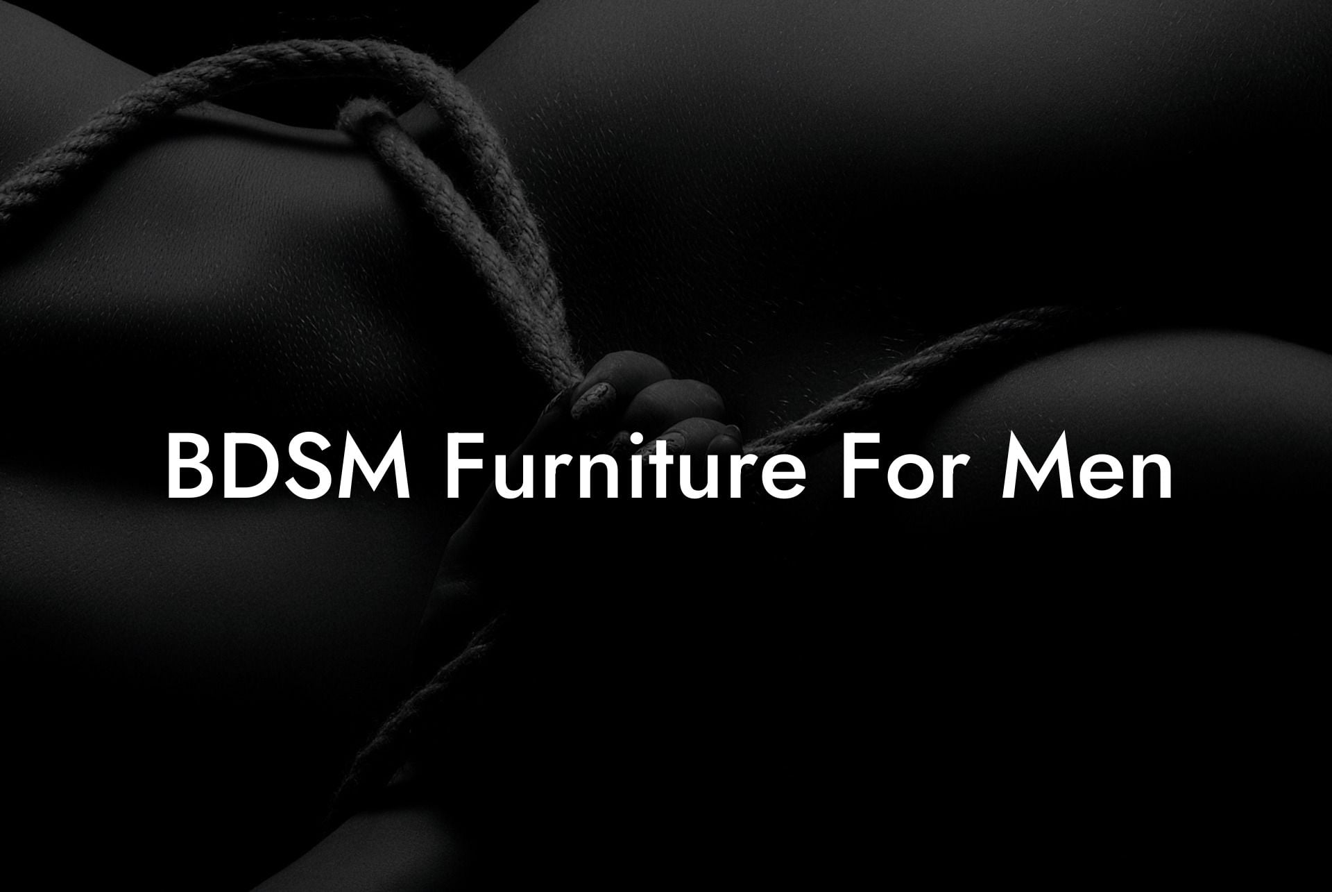 BDSM Furniture For Men