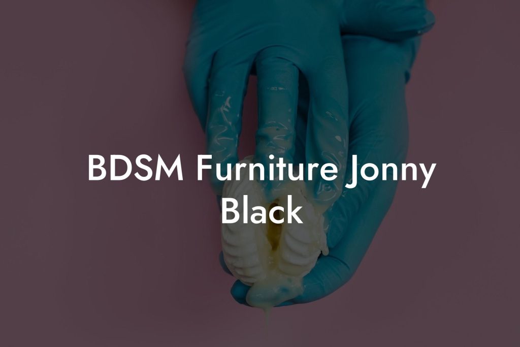 BDSM Furniture Jonny Black