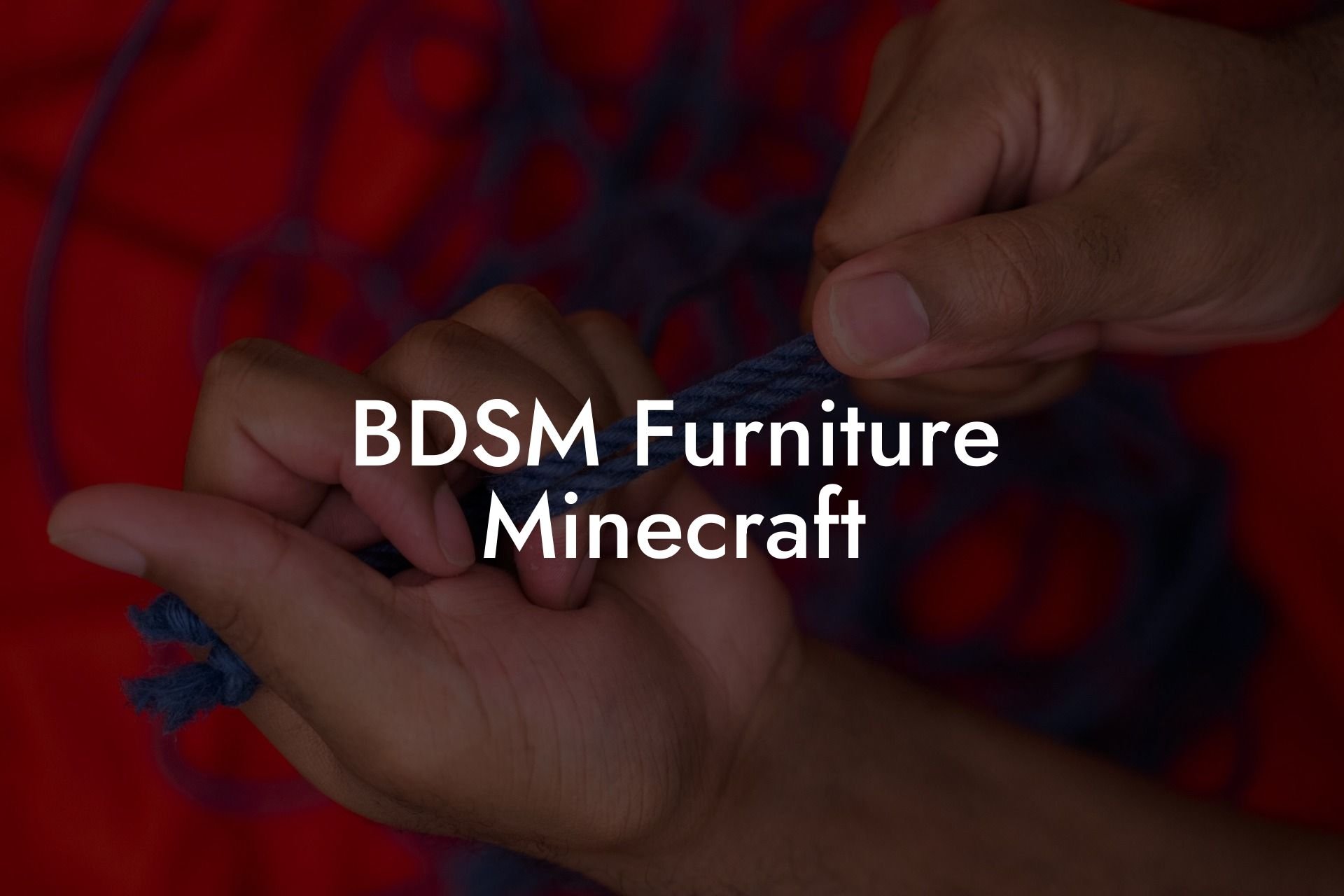 BDSM Furniture Minecraft