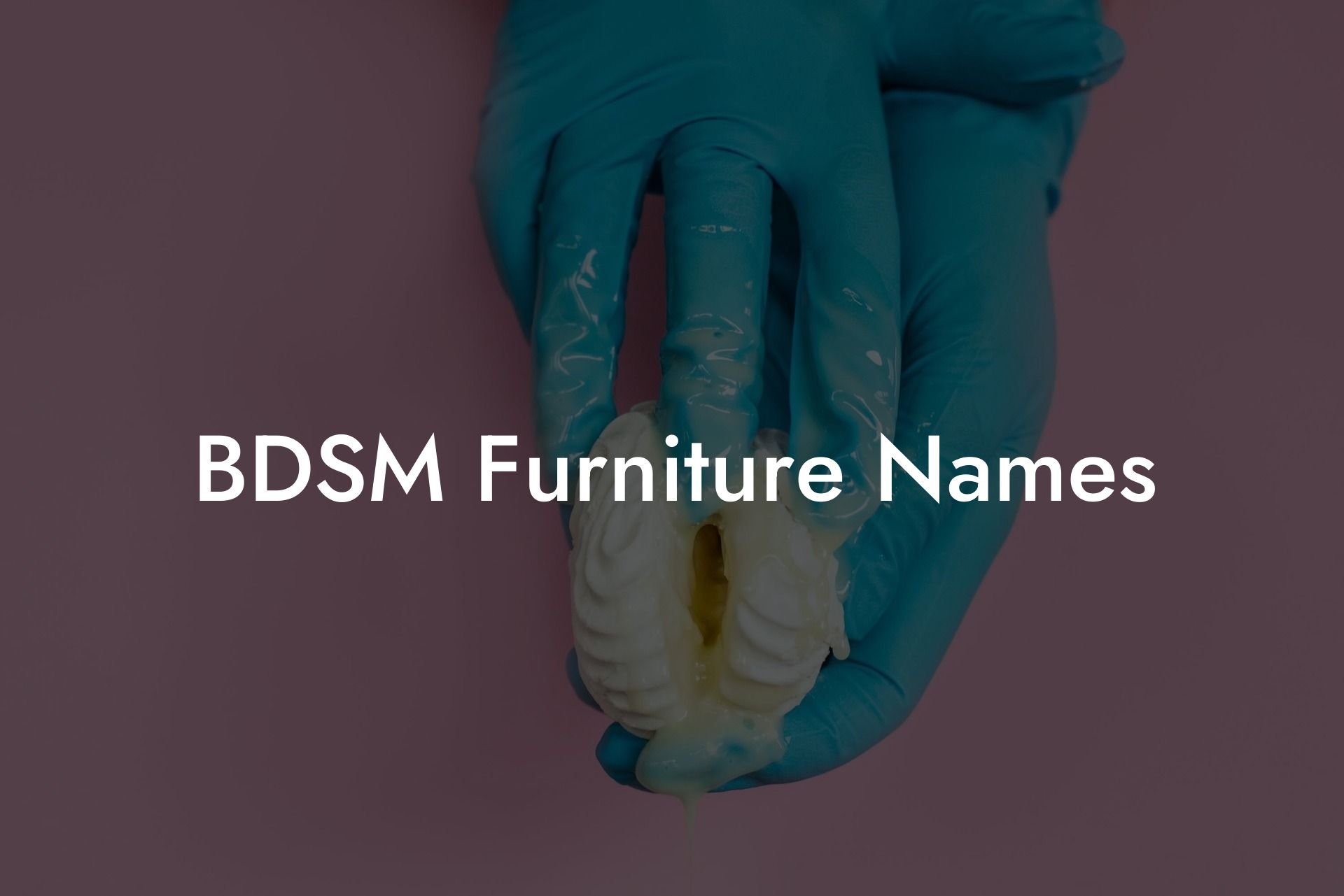 BDSM Furniture Names
