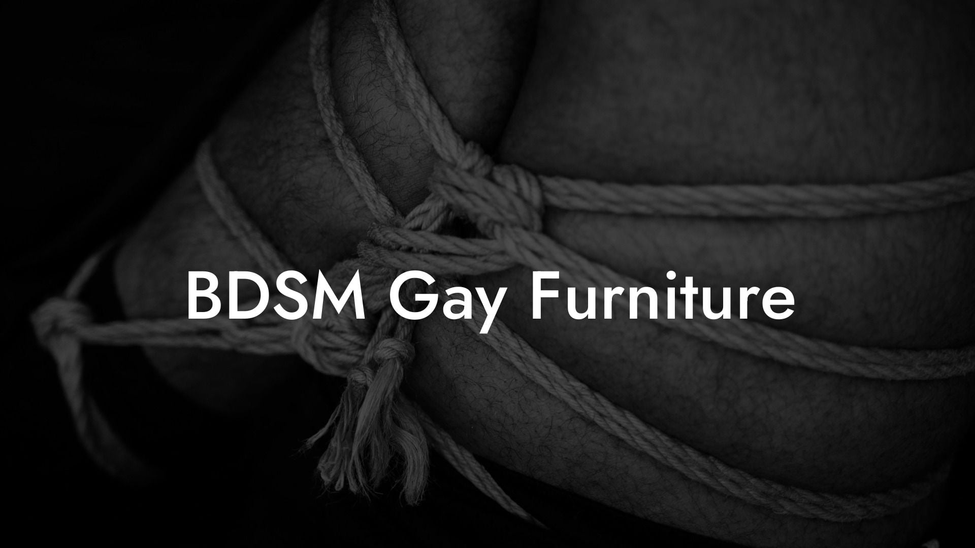 BDSM Gay Furniture