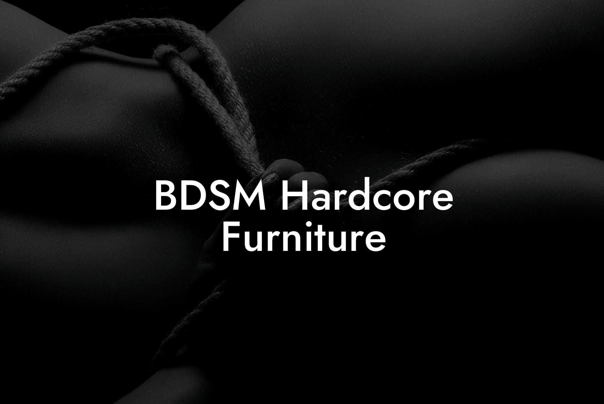 BDSM Hardcore Furniture