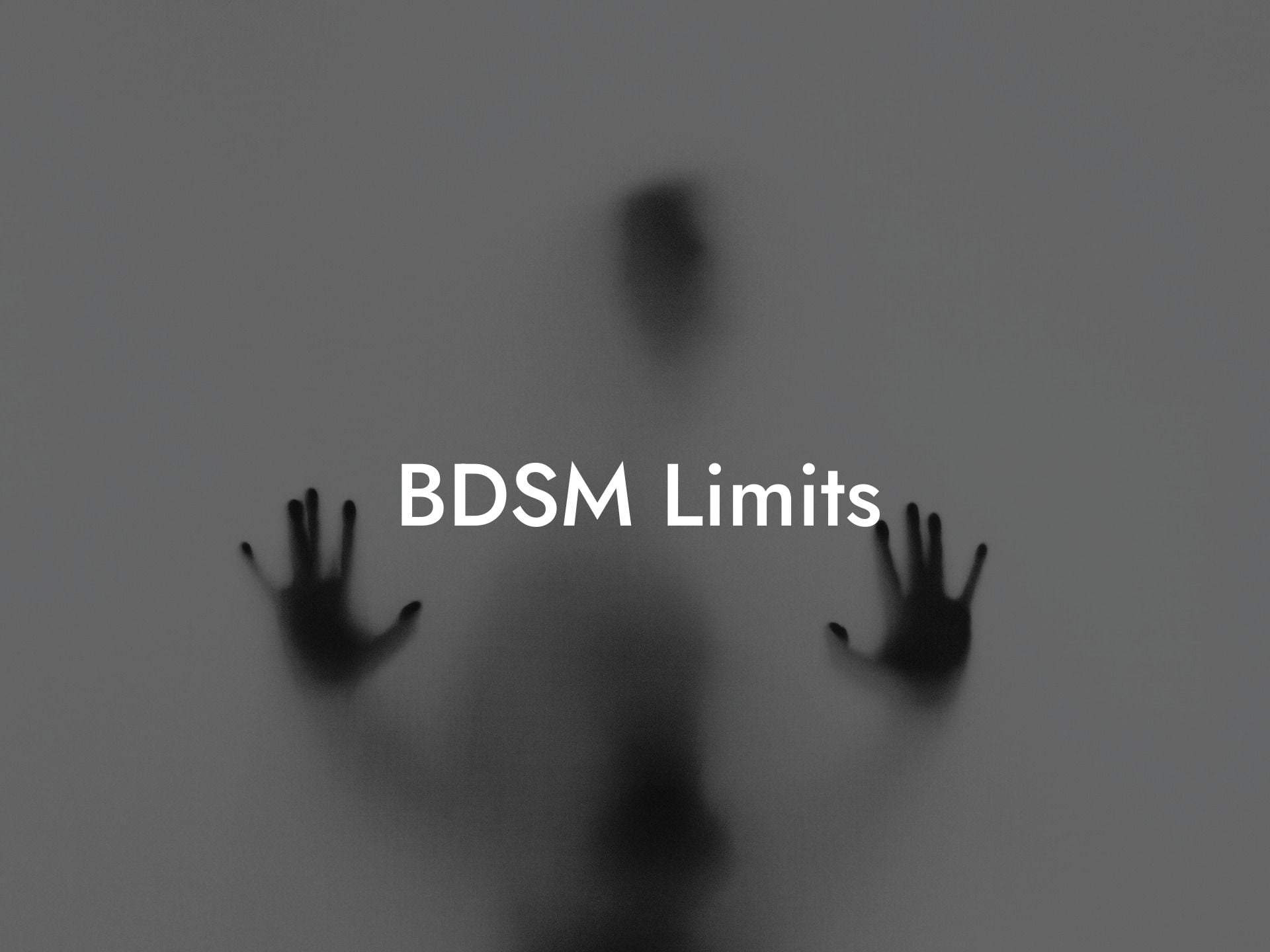 BDSM Limits