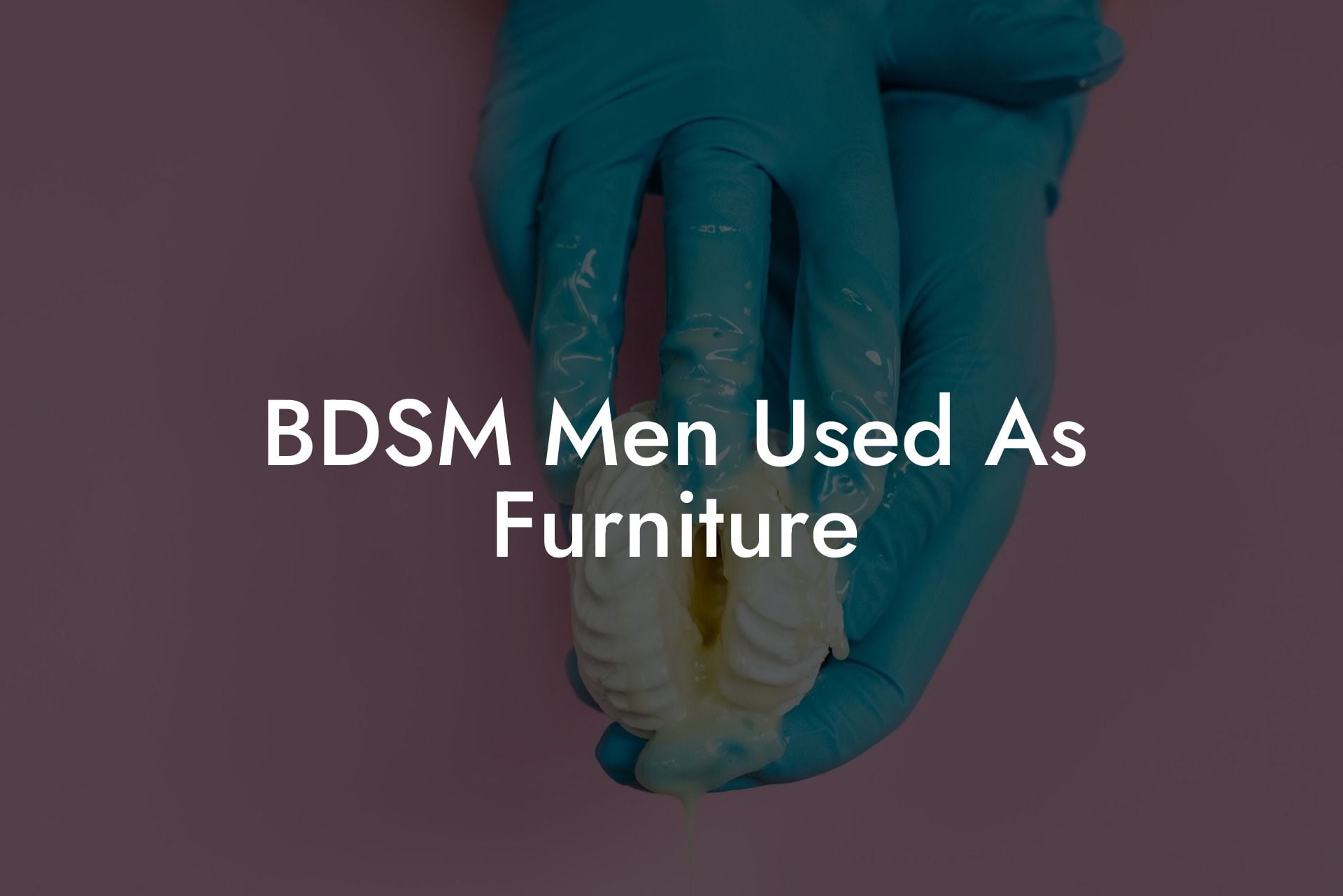 BDSM Men Used As Furniture