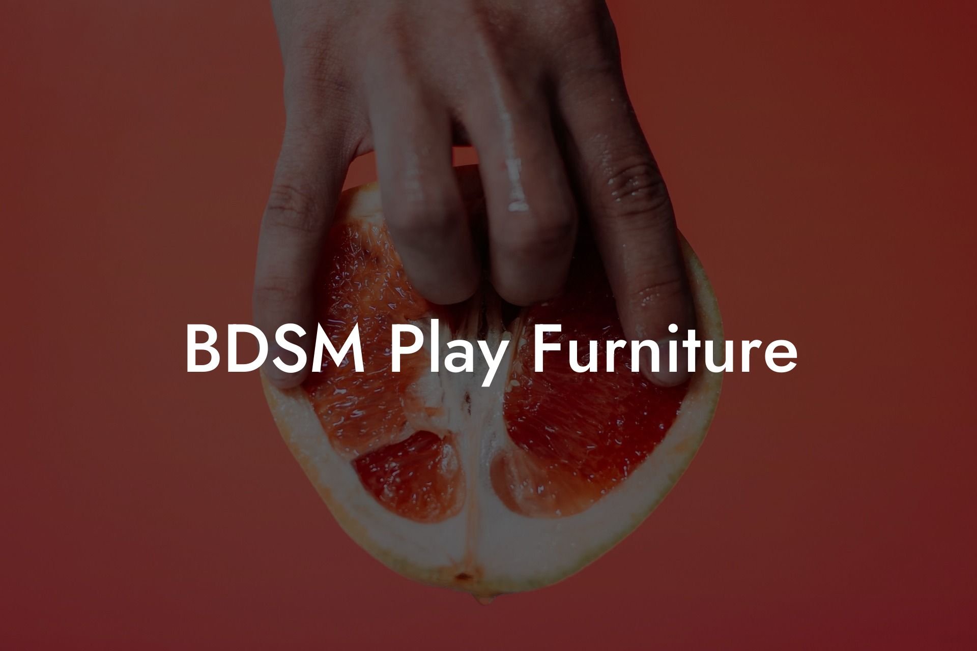 BDSM Play Furniture