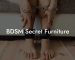 BDSM Secret Furniture