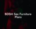 BDSM Sex Furniture Plans