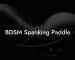 BDSM Spanking Paddle