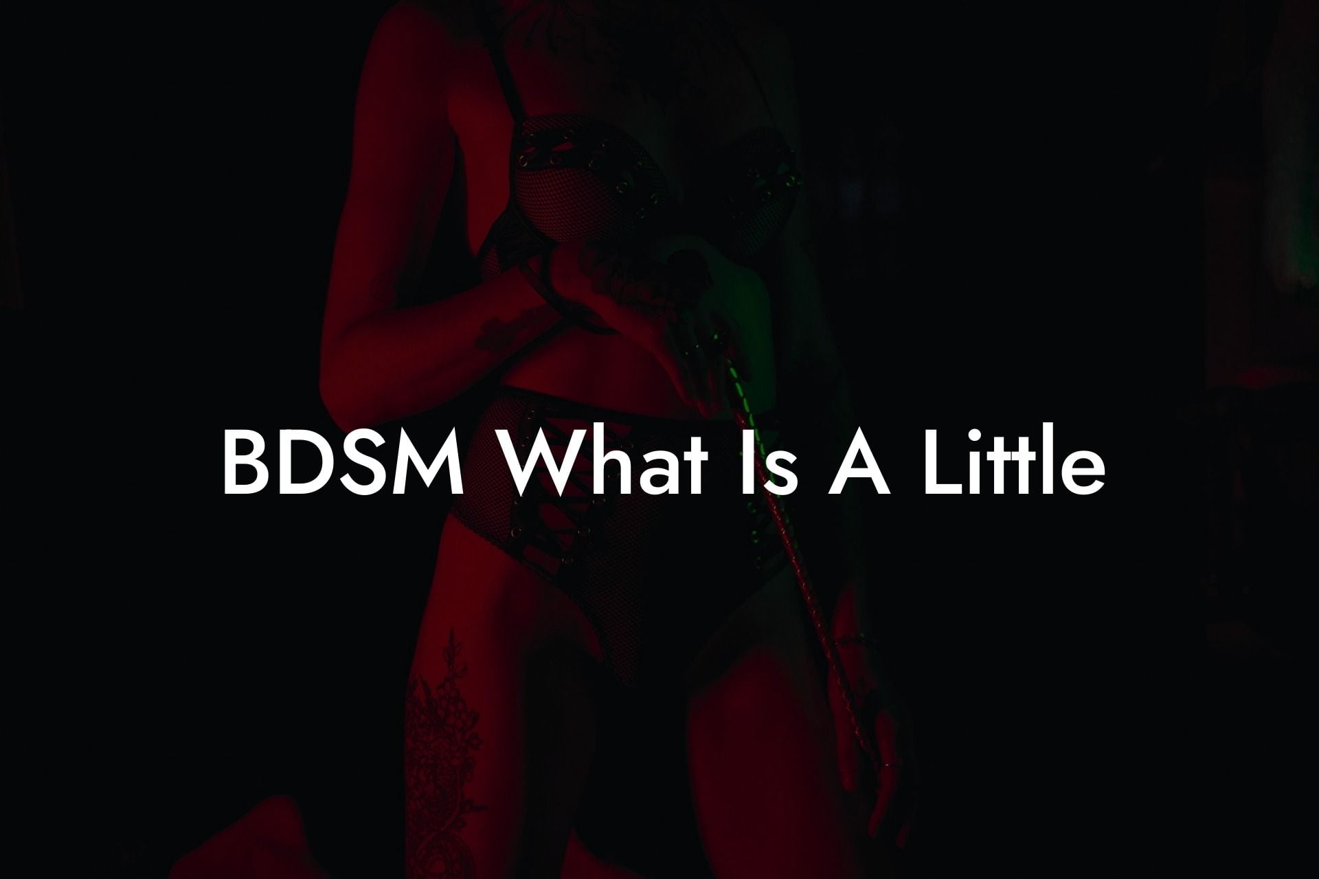 BDSM What Is A Little