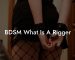 BDSM What Is A Rigger