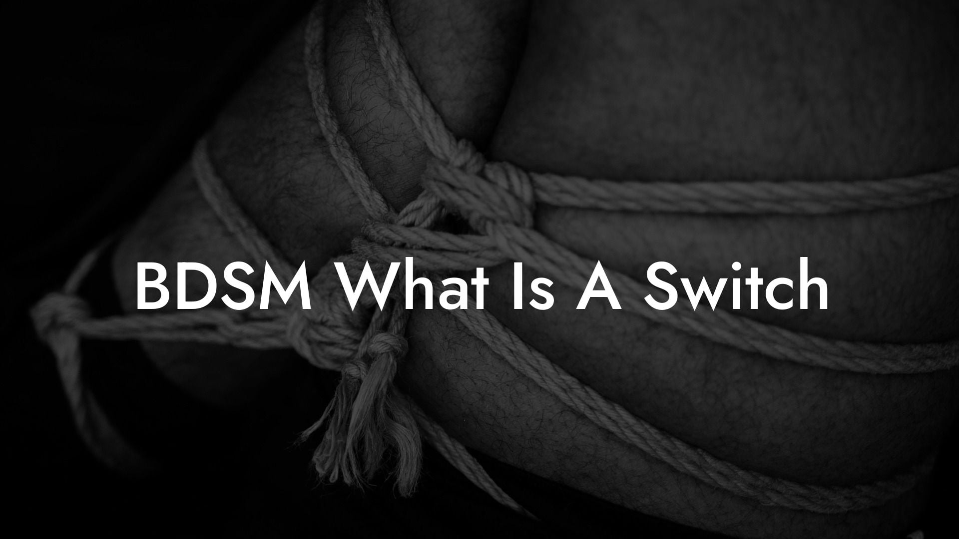 BDSM What Is A Switch