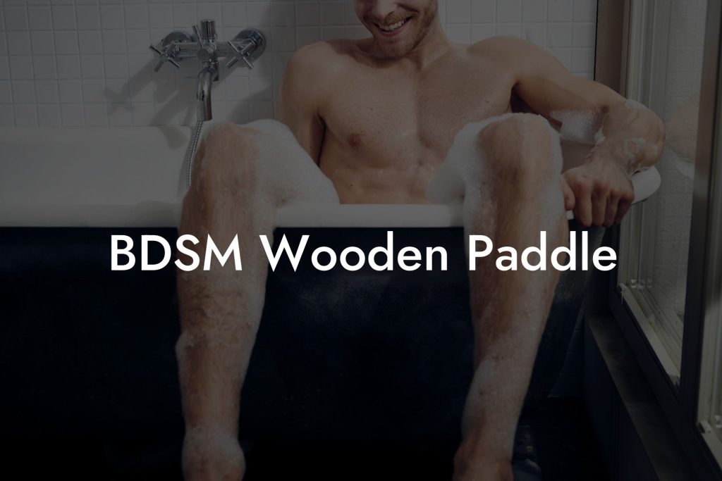 BDSM Wooden Paddle