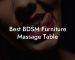 Best BDSM Furniture Massage Table