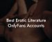 Best Erotic Literature OnlyFans Accounts