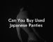 Can You Buy Used Japanese Panties