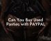 Can You Buy Used Panties with PAYPAL