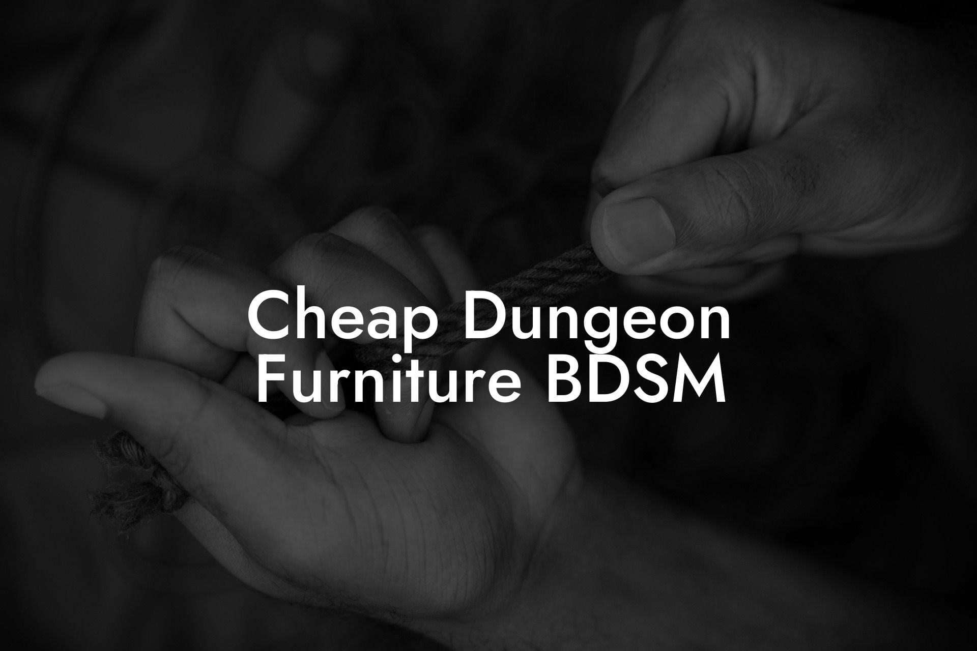 Cheap Dungeon Furniture BDSM