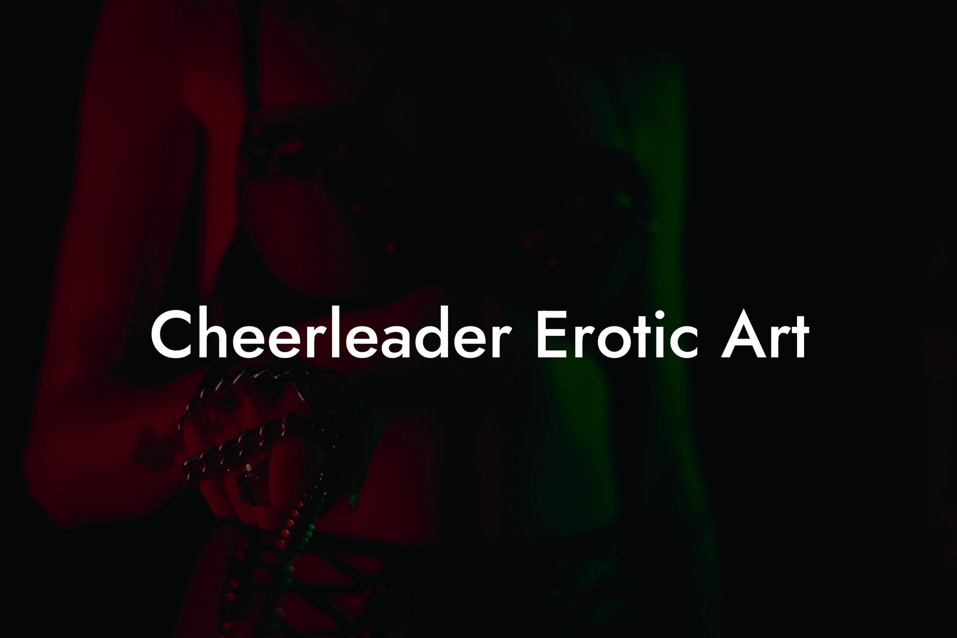 Cheerleader Erotic Art