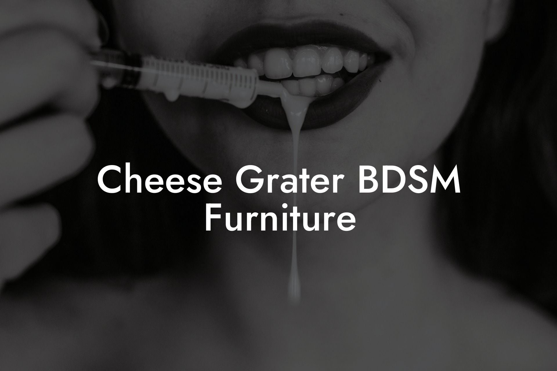 Cheese Grater BDSM Furniture