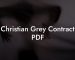 Christian Grey Contract PDF