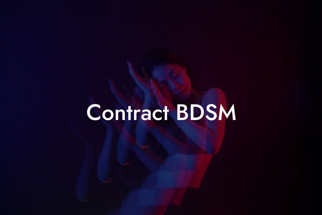 Contract BDSM