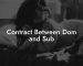 Contract Between Dom and Sub