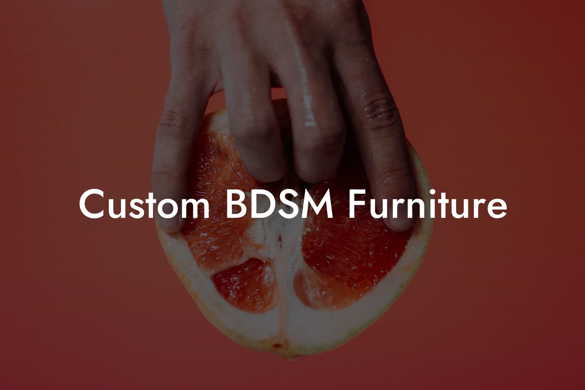 Custom BDSM Furniture