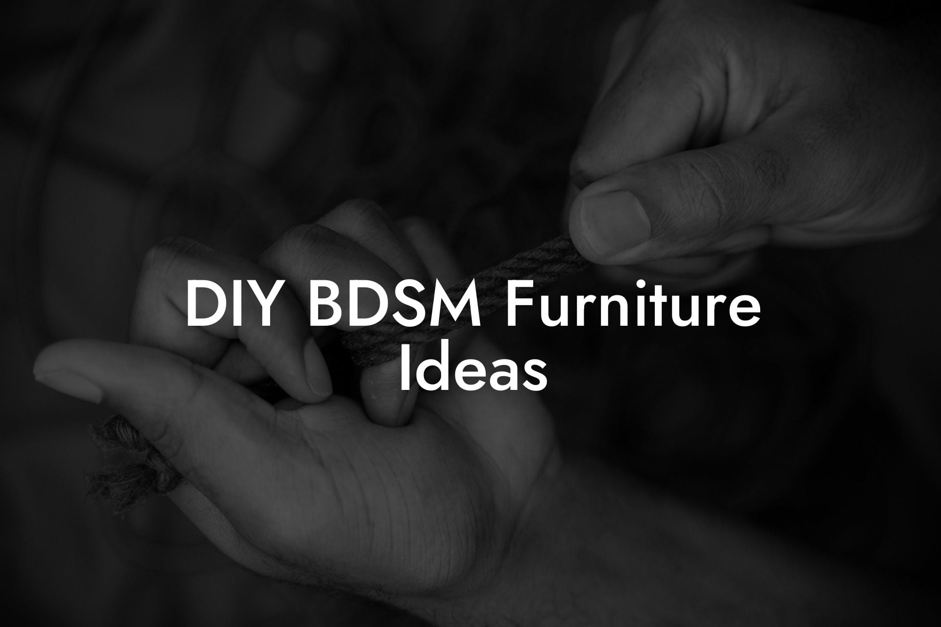 DIY BDSM Furniture Ideas