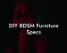 DIY BDSM Furniture Specs
