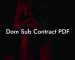 Dom Sub Contract PDF