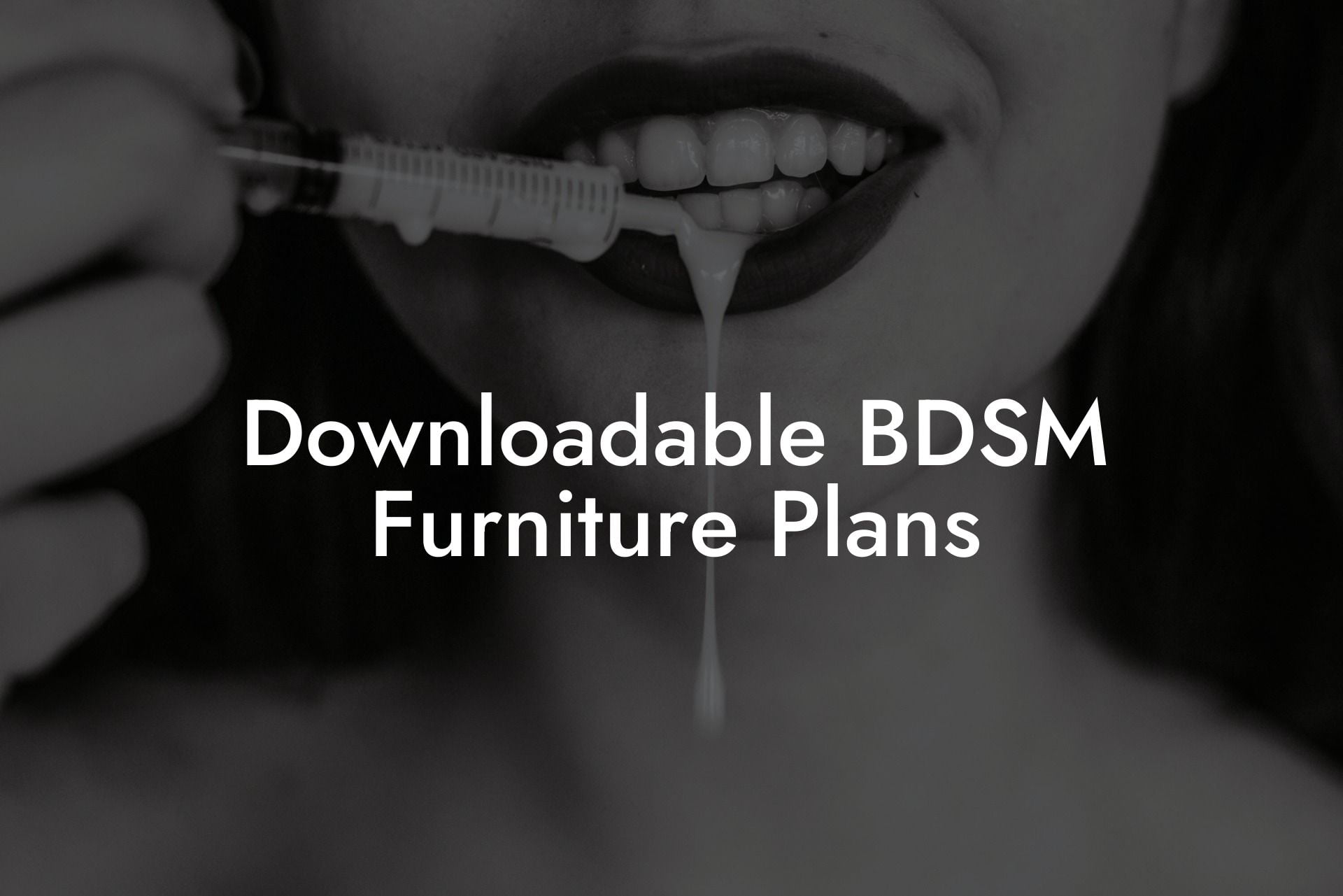 Downloadable BDSM Furniture Plans