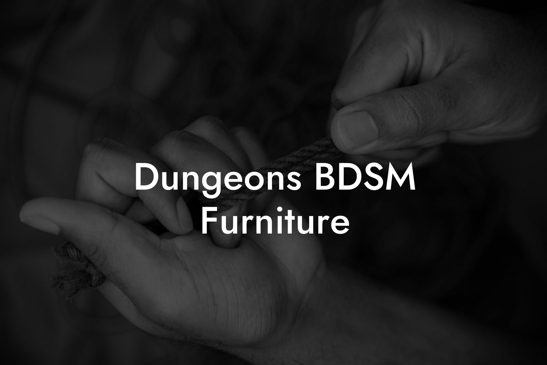 Dungeons BDSM Furniture