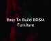 Easy To Build BDSM Furniture