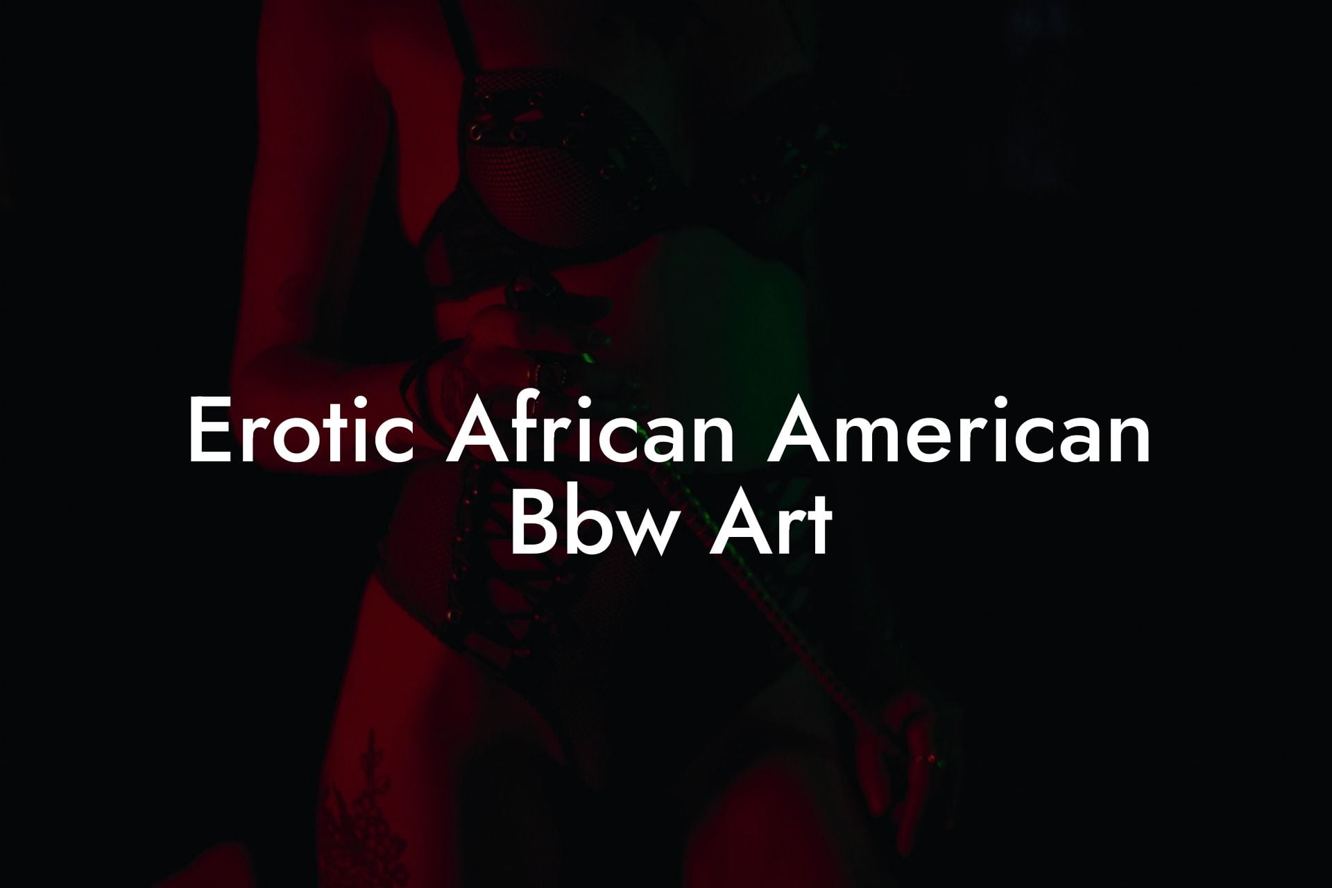 Erotic African American Bbw Art