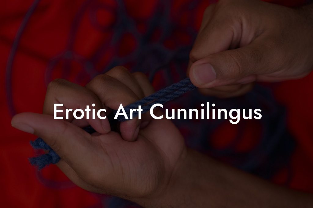 Erotic Art Cunnilingus