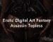 Erotic Digital Art Fantasy Assassin Topless