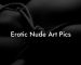 Erotic Nude Art Pics