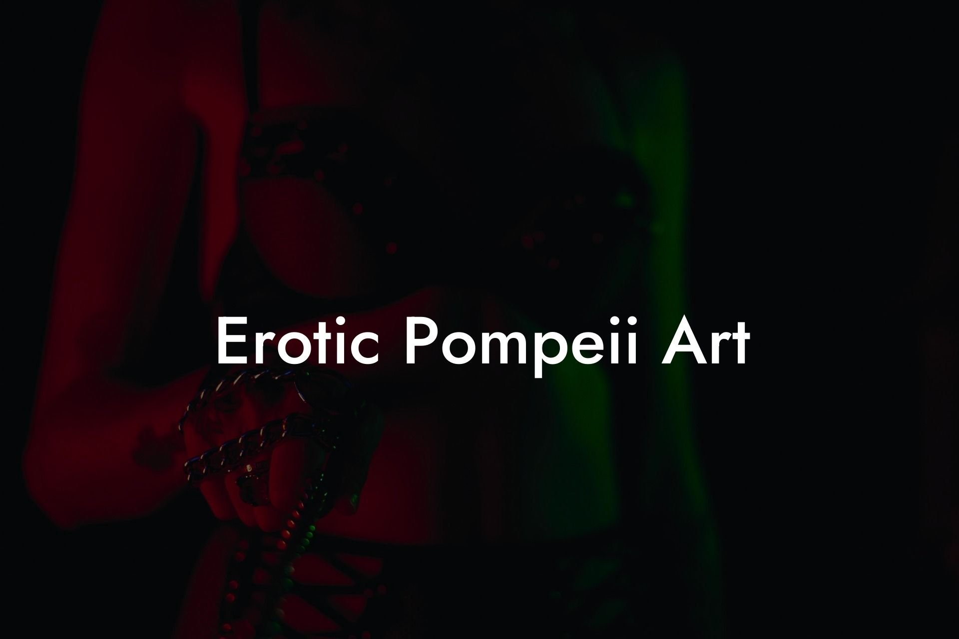 Erotic Pompeii Art