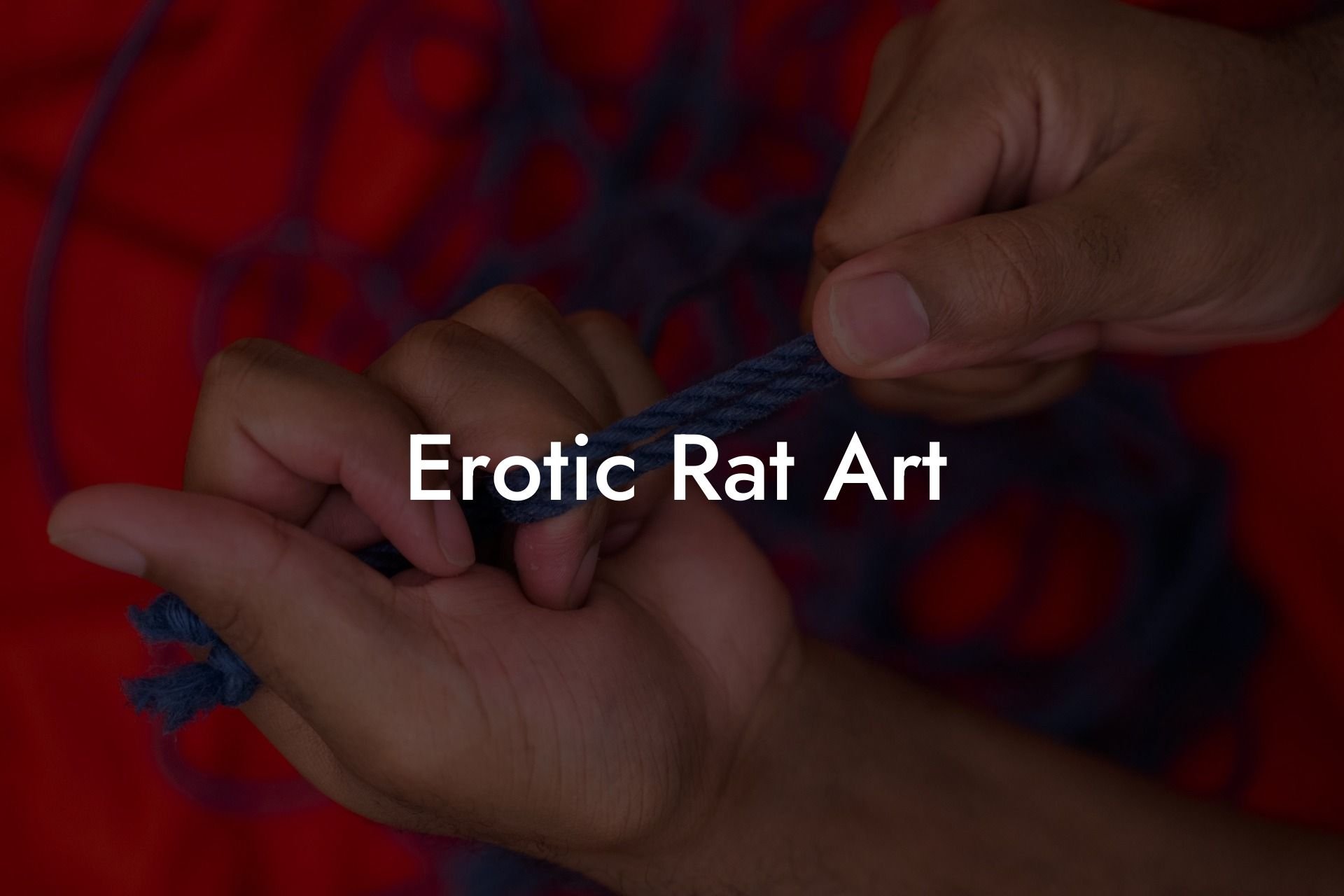 Erotic Rat Art