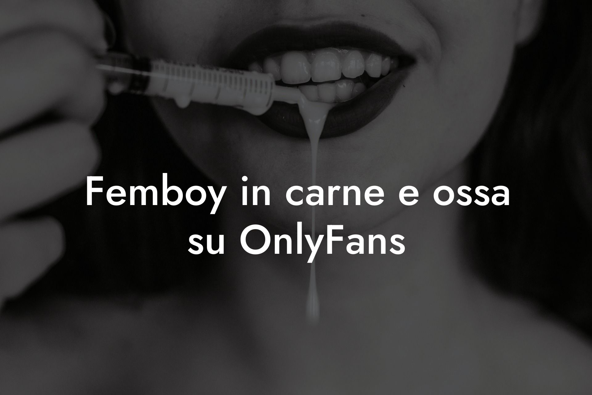Femboy in carne e ossa su OnlyFans