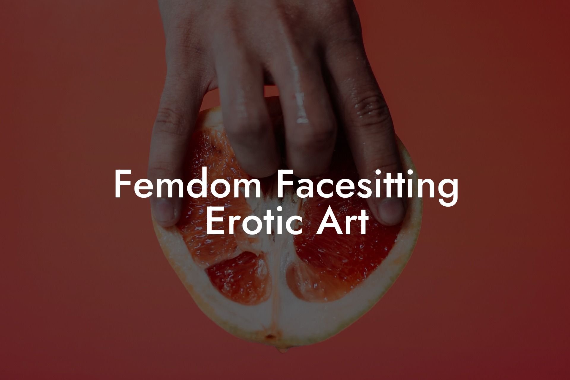 Femdom Facesitting Erotic Art