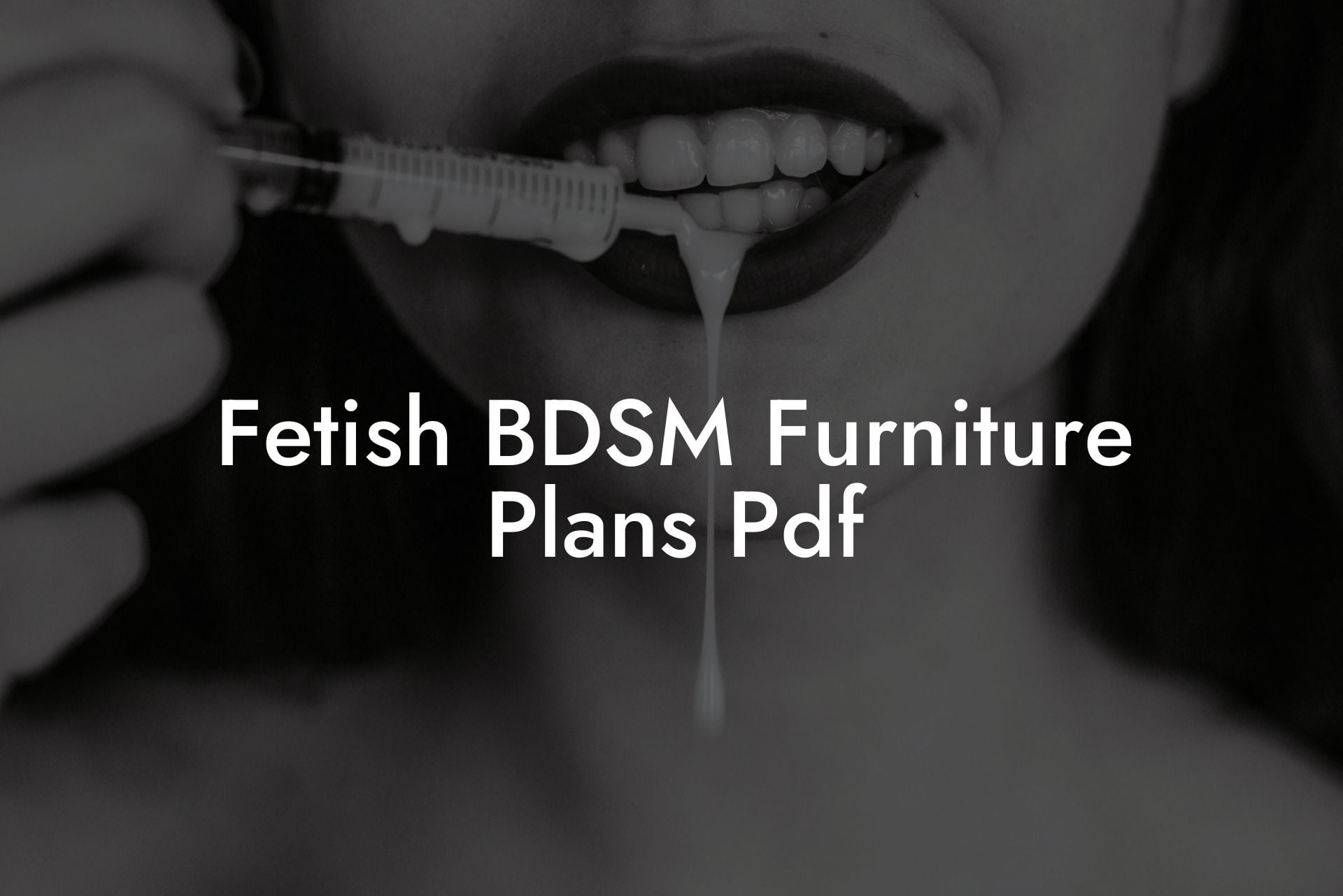 Fetish BDSM Furniture Plans Pdf
