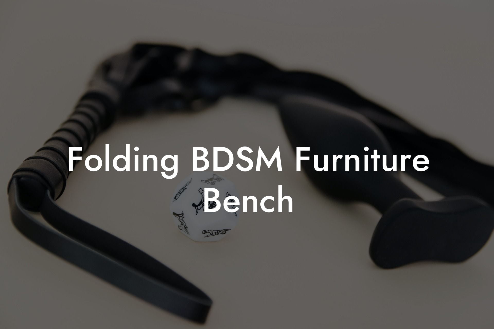 Folding BDSM Furniture Bench