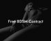 Free BDSM Contract