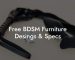 Free BDSM Furniture Desings & Specs