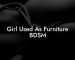 Girl Used As Furniture BDSM